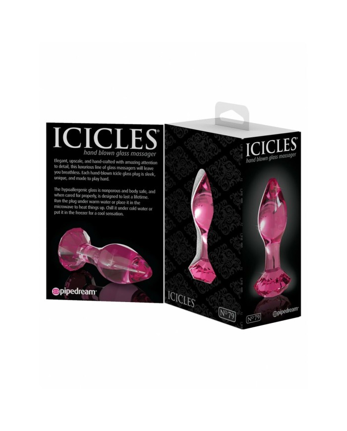 Plug Anale Pipedream Icicles Rosa Plug Anale Pipedream Icicles Rosa