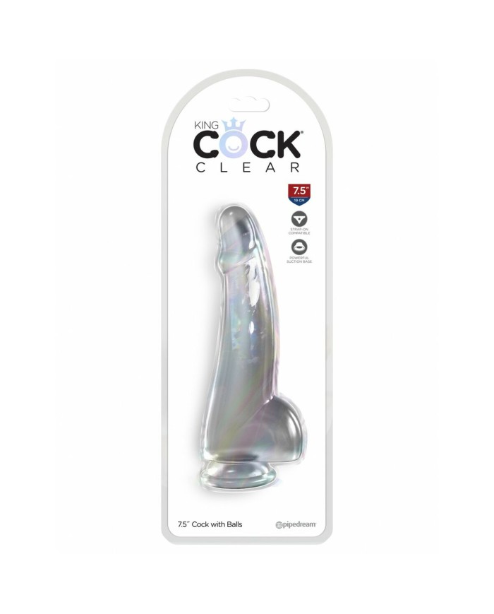 Dildo Pipedream King Cock Clear TPE