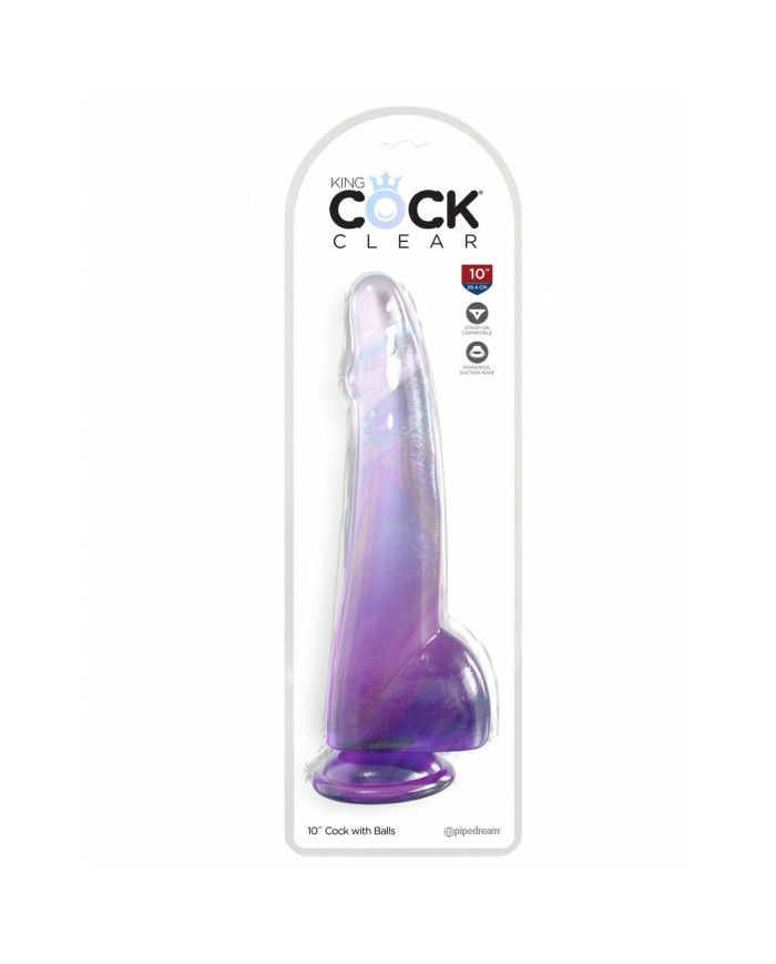Dildo Pipedream King Cock Clear TPE Dildo Pipedream King Cock Clear TPE