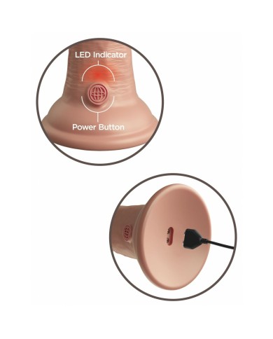 Dildo Pipedream King Cock Elite Naturale Dildo Pipedream King Cock Elite Naturale