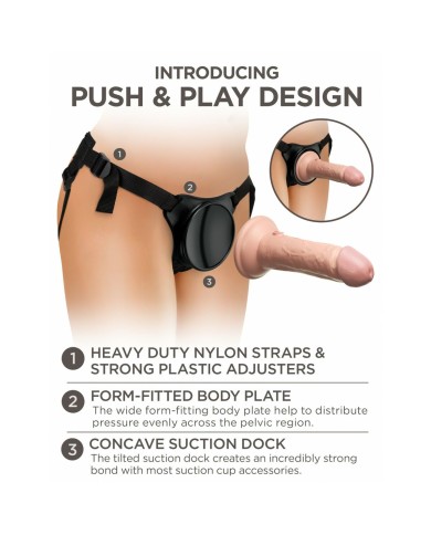 Dildo Indossabile Pipedream King Cock Elite Dildo Indossabile Pipedream King Cock Elite