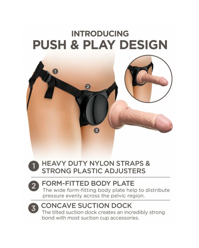 Dildo Indossabile Pipedream King Cock Elite Dildo Indossabile Pipedream King Cock Elite