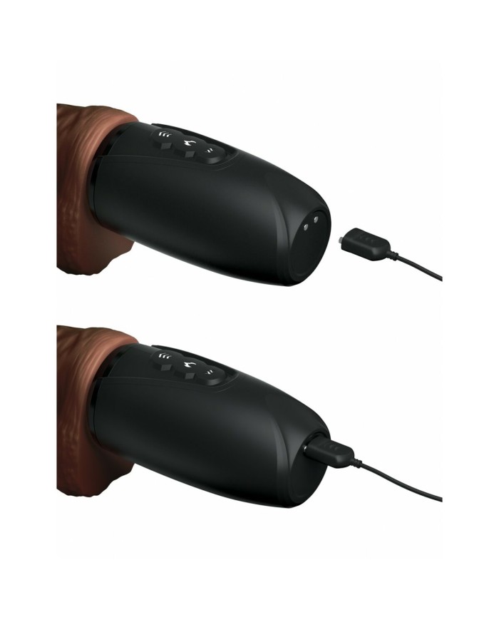 Vibratore Pipedream King Cock Plus Marrone Vibratore Pipedream King Cock Plus Marrone