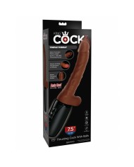 Vibratore Pipedream King Cock Plus Marrone Vibratore Pipedream King Cock Plus Marrone