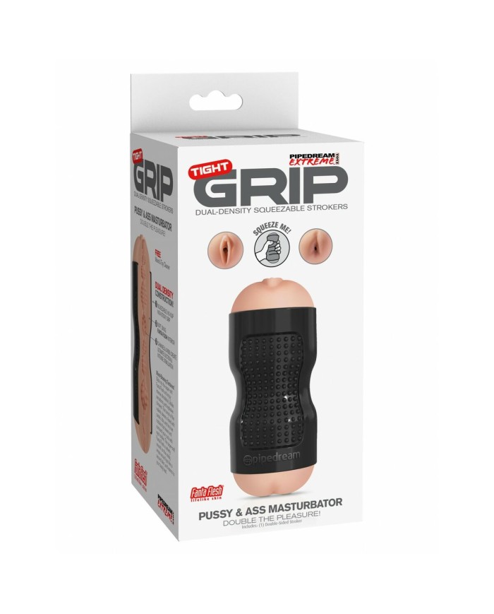 Jack Ass Endurance Pipedream Tight Grip Pussy & Ass Masturbator Nero Jack Ass Endurance Pipedream Tight Grip Pussy & Ass Masturbator Nero