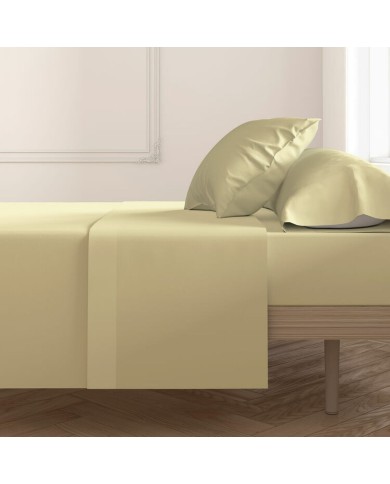 Lenzuolo Superiore Happy Home Giallo Singolo