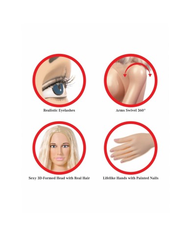 Bambola Gonfiabile Hannah Harper Nova Rico