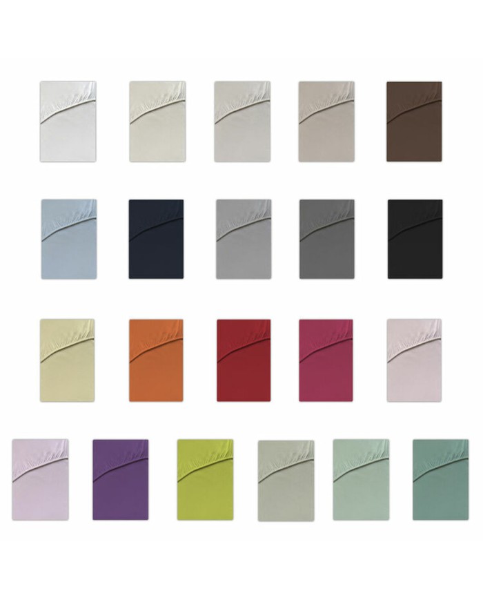 Lenzuolo con angoli aderenti Happy Home MixColors Menta Singolo Lenzuolo con angoli aderenti Happy Home MixColors Menta Singolo