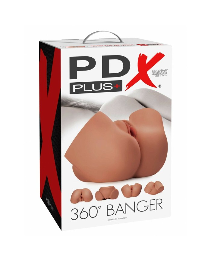 Jack Ass Endurance Pipedream PDX PLUS 360° BANGER Marrone Jack Ass Endurance Pipedream PDX PLUS 360° BANGER Marrone