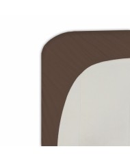Lenzuolo con angoli aderenti Happy Home Marrone Piazza e mezza Lenzuolo con angoli aderenti Happy Home Marrone Piazza e mezza