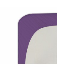 Lenzuolo con angoli aderenti Happy Home MixColors Lilla Piazza e mezza Lenzuolo con angoli aderenti Happy Home MixColors Lilla Piazza e mezza