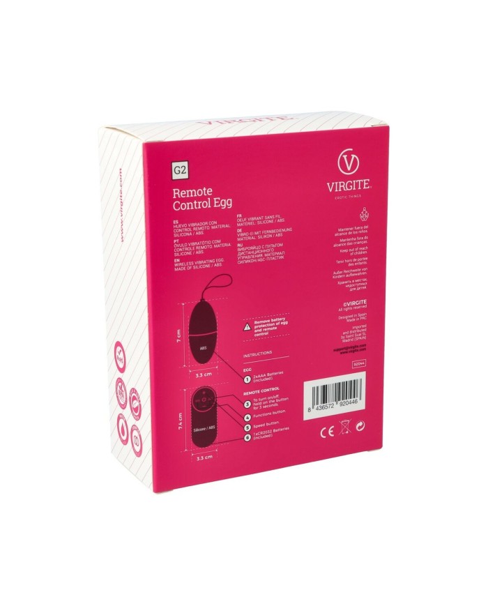 Uovo Vibrante Virgite Azzurro Uovo Vibrante Virgite Azzurro