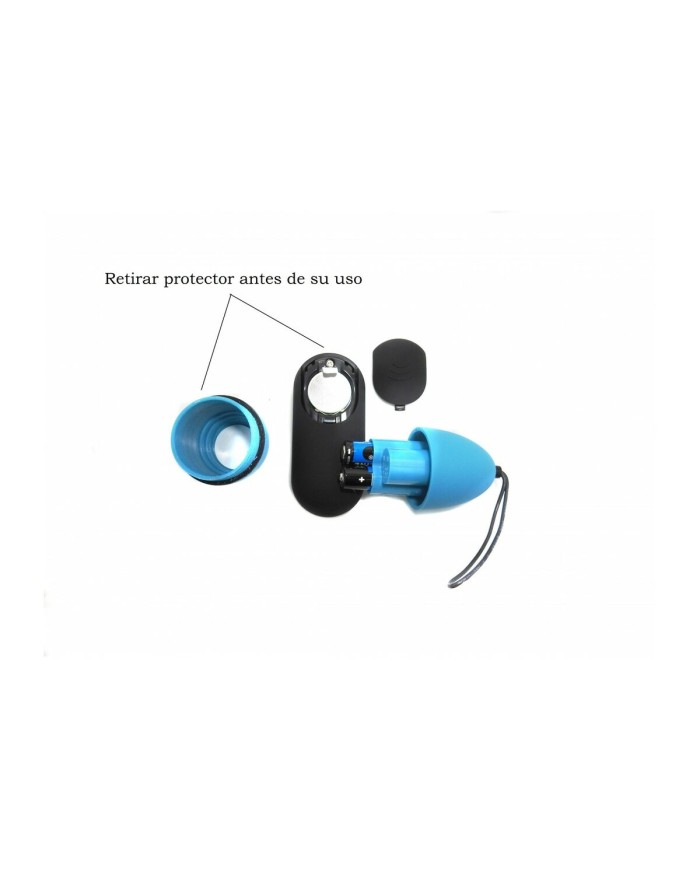 Uovo Vibrante Virgite Azzurro Uovo Vibrante Virgite Azzurro