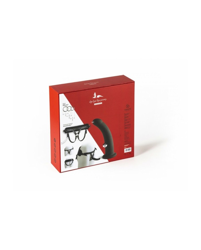 Dildo Indossabile Virgite Nero M Dildo Indossabile Virgite Nero M