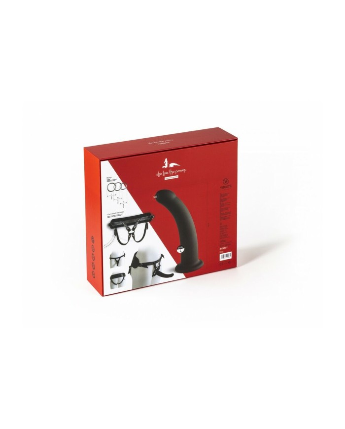 Dildo Indossabile Virgite Nero L Dildo Indossabile Virgite Nero L