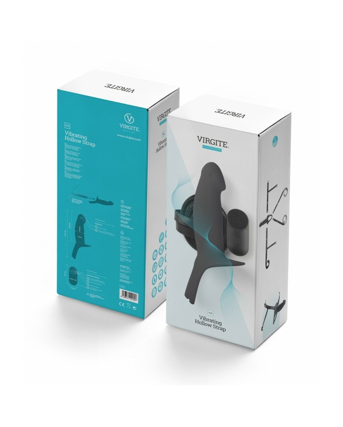 Dildo Indossabile Virgite Nero L Dildo Indossabile Virgite Nero L