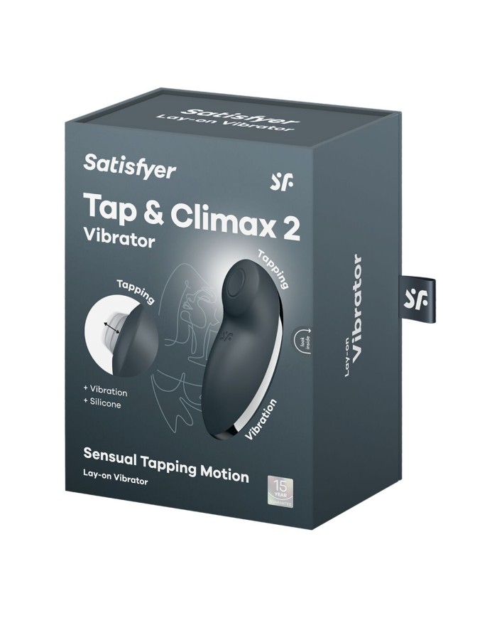 Massaggiatore erotico Satisfyer Grigio Massaggiatore erotico Satisfyer Grigio