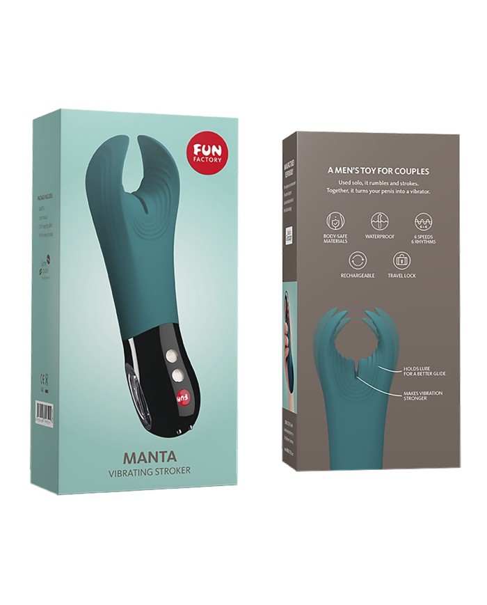 Jack Ass Endurance Fun Factory MANTA Azzurro Jack Ass Endurance Fun Factory MANTA Azzurro