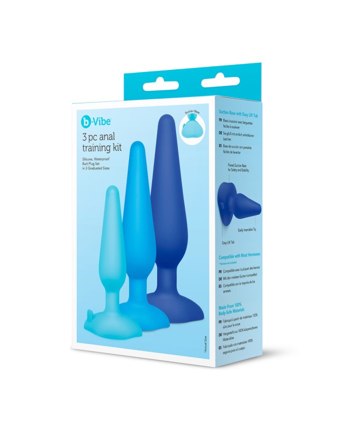 Butt Plug Gplug Piccolo Rosa Neon B-Vibe Azzurro (10 cm) (12 cm)