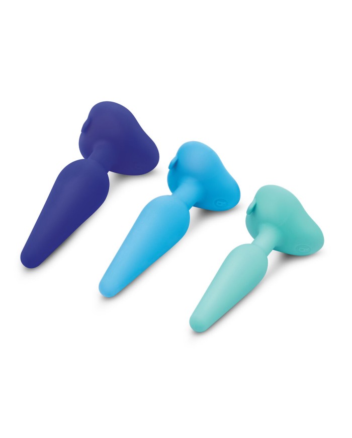 Butt Plug Gplug Piccolo Rosa Neon B-Vibe Azzurro (10 cm) (12 cm)