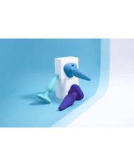 Butt Plug Gplug Piccolo Rosa Neon B-Vibe Azzurro (10 cm) (12 cm)