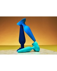 Butt Plug Gplug Piccolo Rosa Neon B-Vibe Azzurro (10 cm) (12 cm)