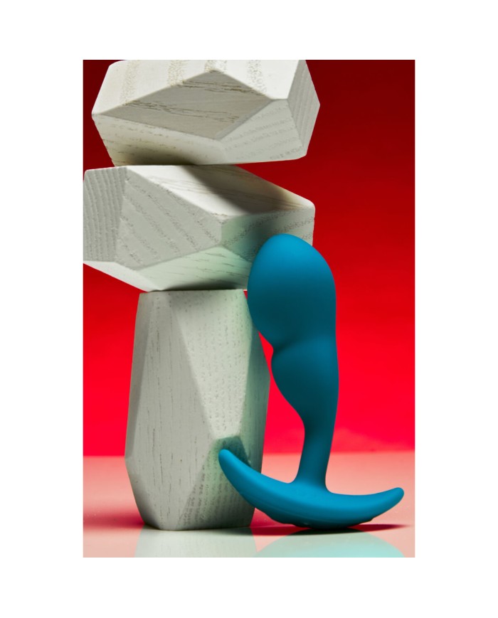 Plug anale con telecomando B-Vibe Azzurro