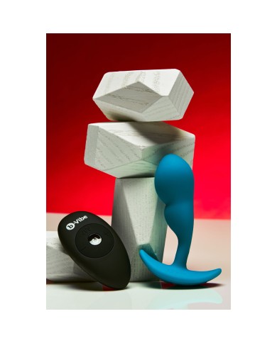 Plug anale con telecomando B-Vibe Azzurro Plug anale con telecomando B-Vibe Azzurro