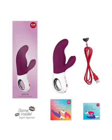 Vibratore Doppia Stimolazione Fun Factory Miss Bi Viola