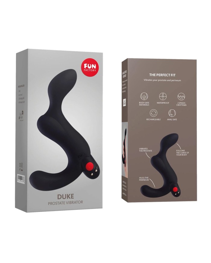 Massaggiatore Prostatico Fun Factory DUKE Nero Massaggiatore Prostatico Fun Factory DUKE Nero