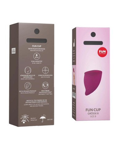 Coppetta Mestruale Fun Factory Fun Cup Grape Rosso Granato Coppetta Mestruale Fun Factory Fun Cup Grape Rosso Granato