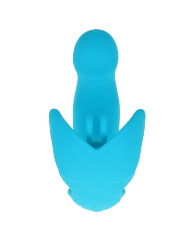Vibratore Doppia Stimolazione Evolved Azzurro