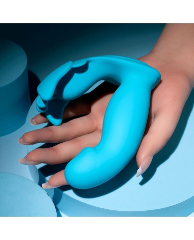 Vibratore Doppia Stimolazione Evolved Azzurro