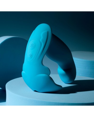 Vibratore Doppia Stimolazione Evolved Azzurro