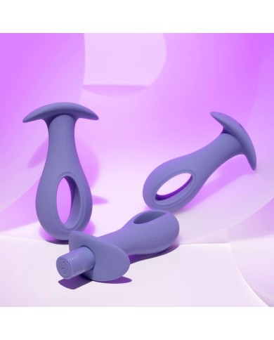 Plug Anale Evolved Viola (8,9 cm) (9,5 cm) (10,1 cm)