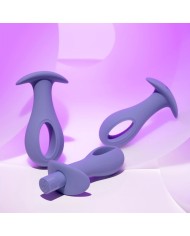 Plug Anale Evolved Viola (8,9 cm) (9,5 cm) (10,1 cm)