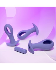 Plug Anale Evolved Viola (8,9 cm) (9,5 cm) (10,1 cm)