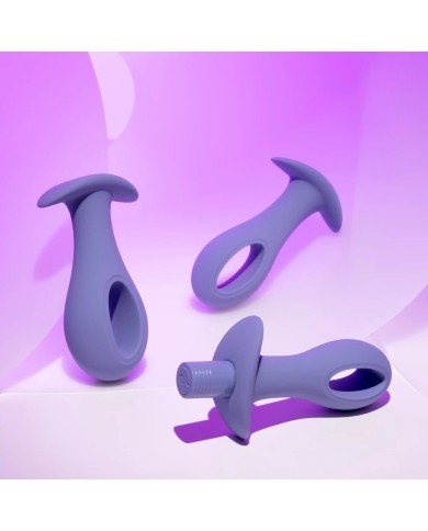 Plug Anale Evolved Viola (8,9 cm) (9,5 cm) (10,1 cm)