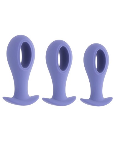 Plug Anale Evolved Viola (8,9 cm) (9,5 cm) (10,1 cm)