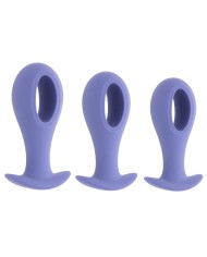 Plug Anale Evolved Viola (8,9 cm) (9,5 cm) (10,1 cm)