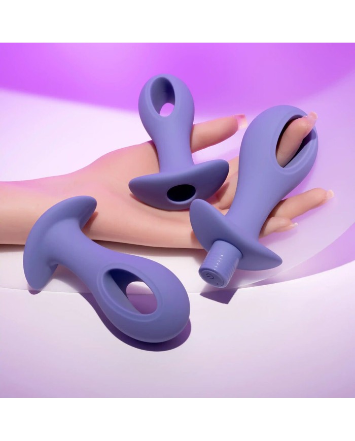 Plug Anale Evolved Viola (8,9 cm) (9,5 cm) (10,1 cm)