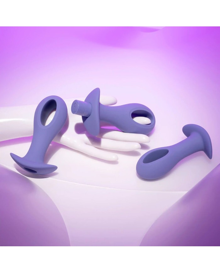 Plug Anale Evolved Viola (8,9 cm) (9,5 cm) (10,1 cm)