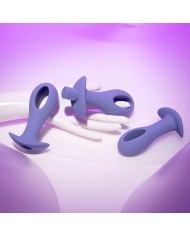 Plug Anale Evolved Viola (8,9 cm) (9,5 cm) (10,1 cm)