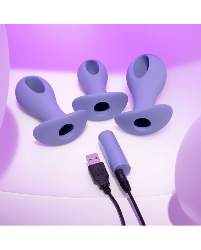 Plug Anale Evolved Viola (8,9 cm) (9,5 cm) (10,1 cm)