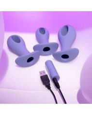 Plug Anale Evolved Viola (8,9 cm) (9,5 cm) (10,1 cm)