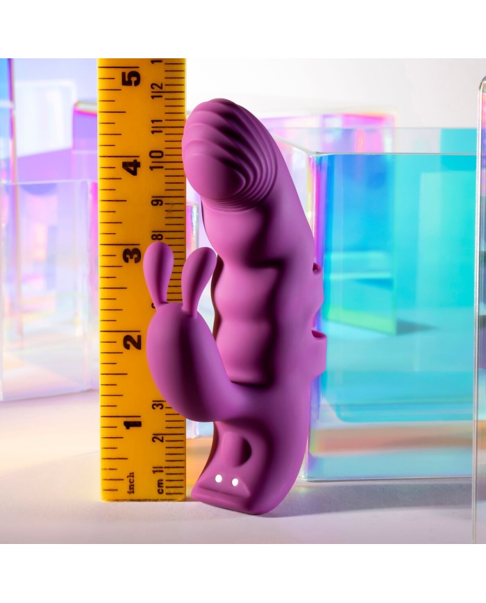 Vibratore Doppia Stimolazione Evolved Playboy Viola