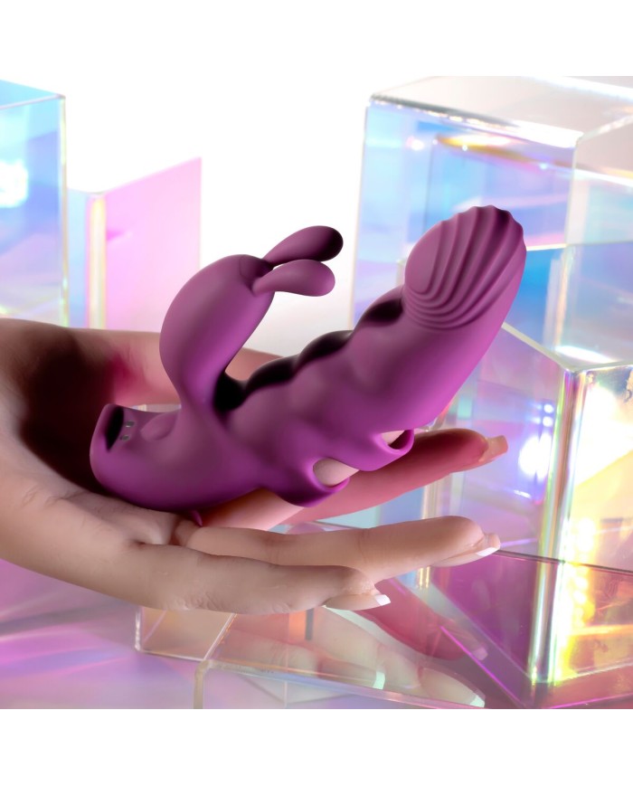 Vibratore Doppia Stimolazione Evolved Playboy Viola