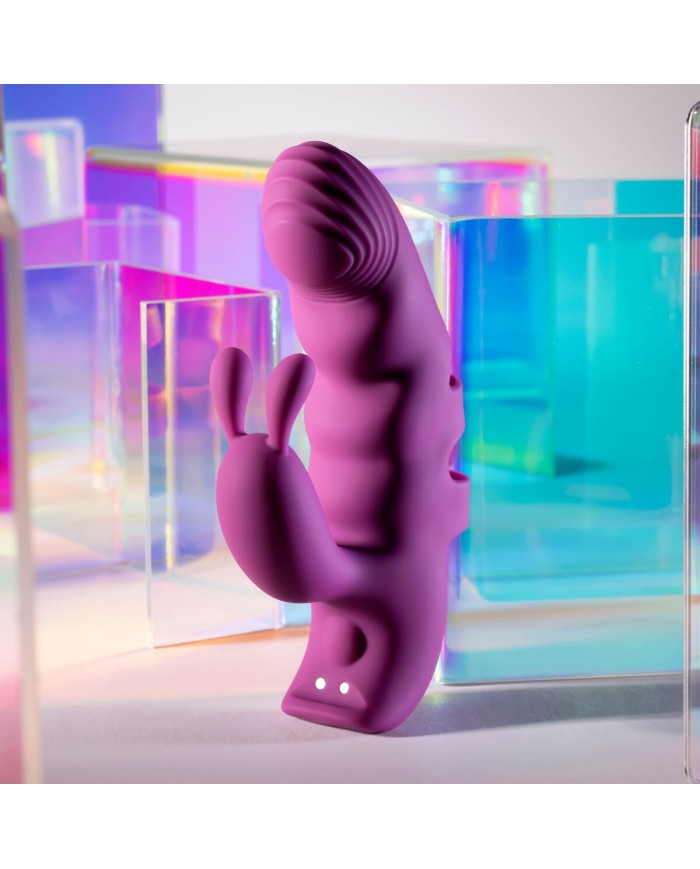 Vibratore Doppia Stimolazione Evolved Playboy Viola