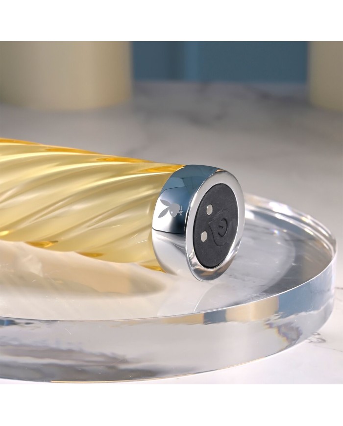 Vibratore Evolved Playboy Giallo Vibratore Evolved Playboy Giallo