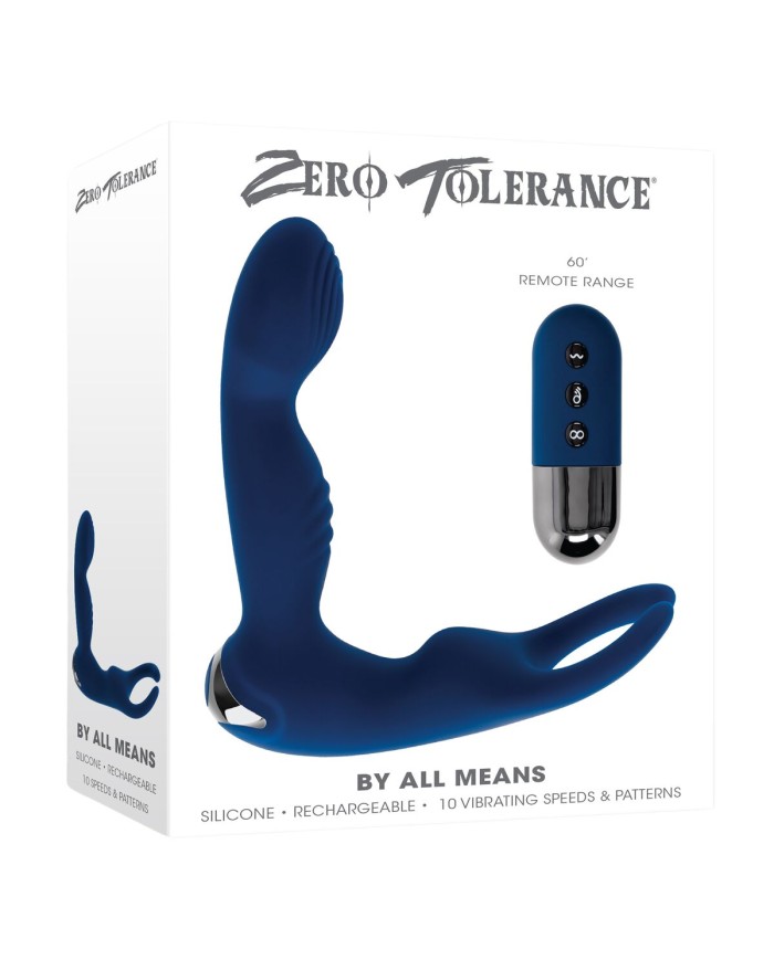 Vibratore Anale Evolved Zero Tolerance Azzurro Vibratore Anale Evolved Zero Tolerance Azzurro